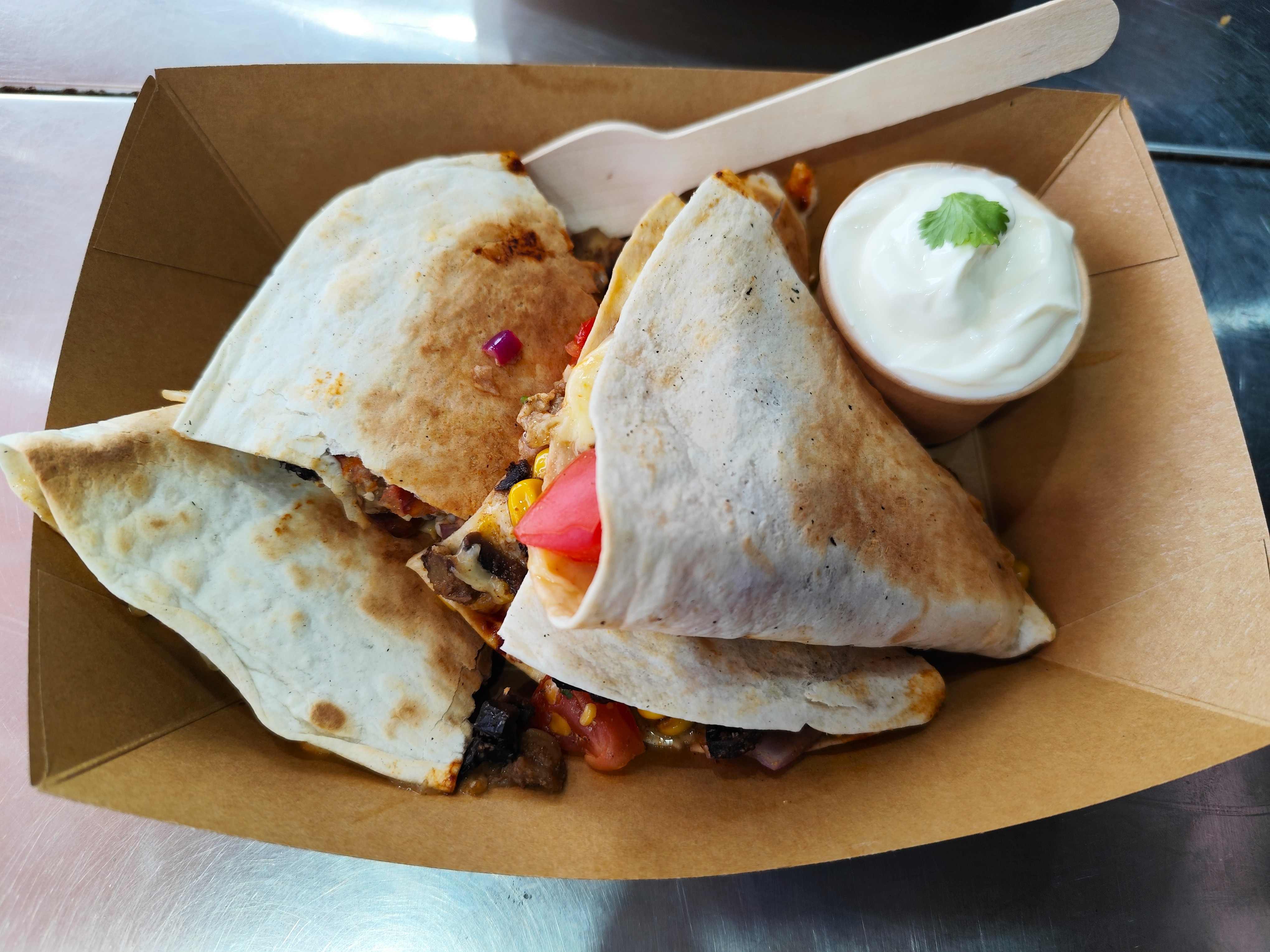 Vegetable quesadilla